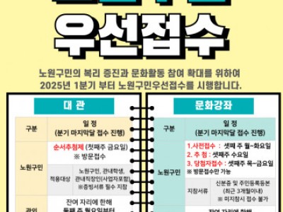 노원구시설관리공단, 노원구민의전당 문화강좌 및 대관 운영에 구민 우선접수제 도입