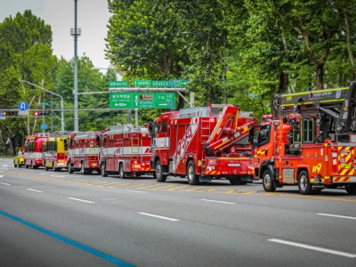 노원소방서, 민방위훈련 연계 소방 통로 확보 훈련 ‘소방차 길 터주기’ 추진